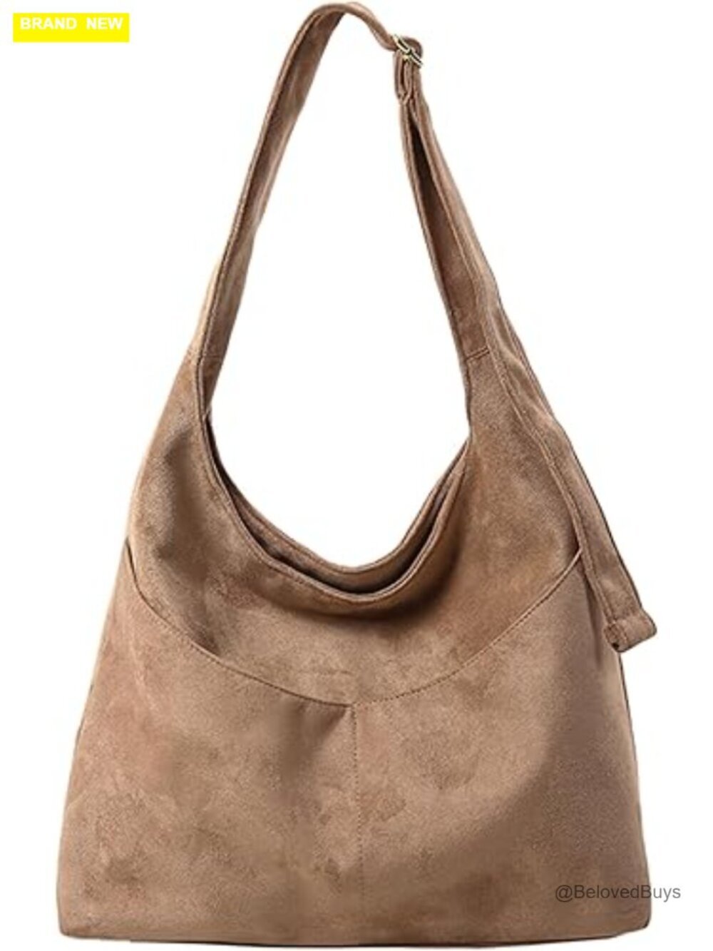 Large Slouchy Hobo Bag Vegan Leather Adjustable Crossbody Tote Purse Work